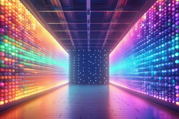 LED pixel Mapping Pittsburgh, ProjectileObjects Madmapper Light art